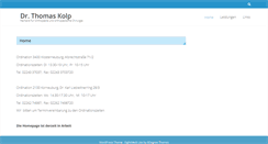 Desktop Screenshot of orthokolp.at